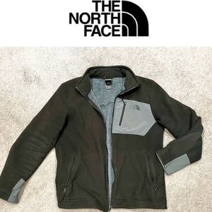 THE NORTH FACE Mens Fleece Lined Black W/Gray jacket size L  EUC